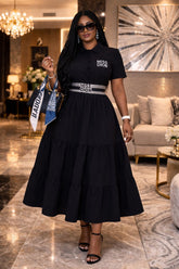 Miss Dior Designer Elastic Dress